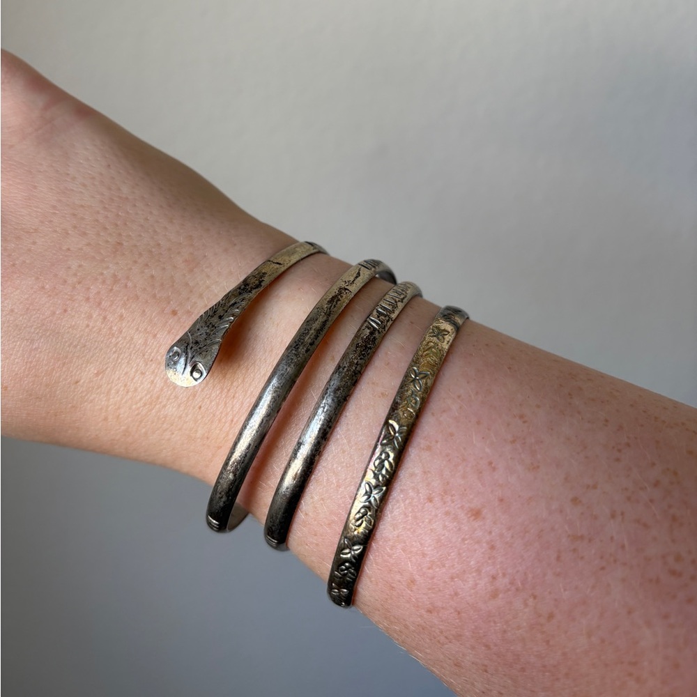 Vintage Mexico bangle bracelet